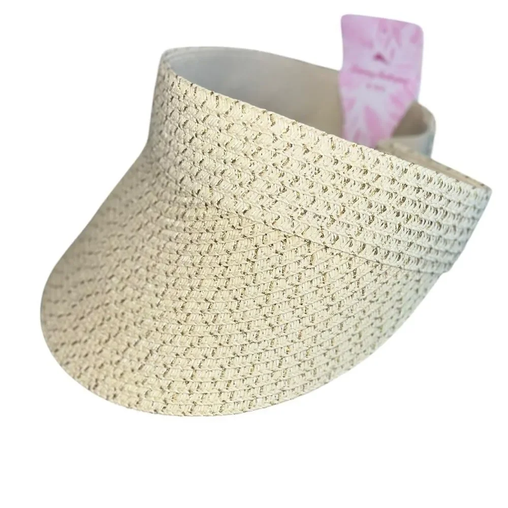 Tommy Bahama Kids Straw Visor | Adjustable | NWT